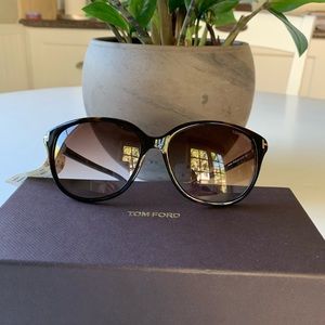 Tom Ford Karmen Havana / Brown Gradient Sunglasses